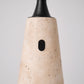 Vespera Sculptural Travertine Table Lamp