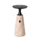 Vespera Sculptural Travertine Table Lamp