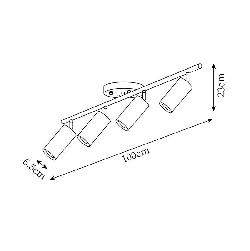 Liora Wooden LED Track Light