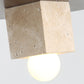 Ucariel Geometric Travertine Pendant Light