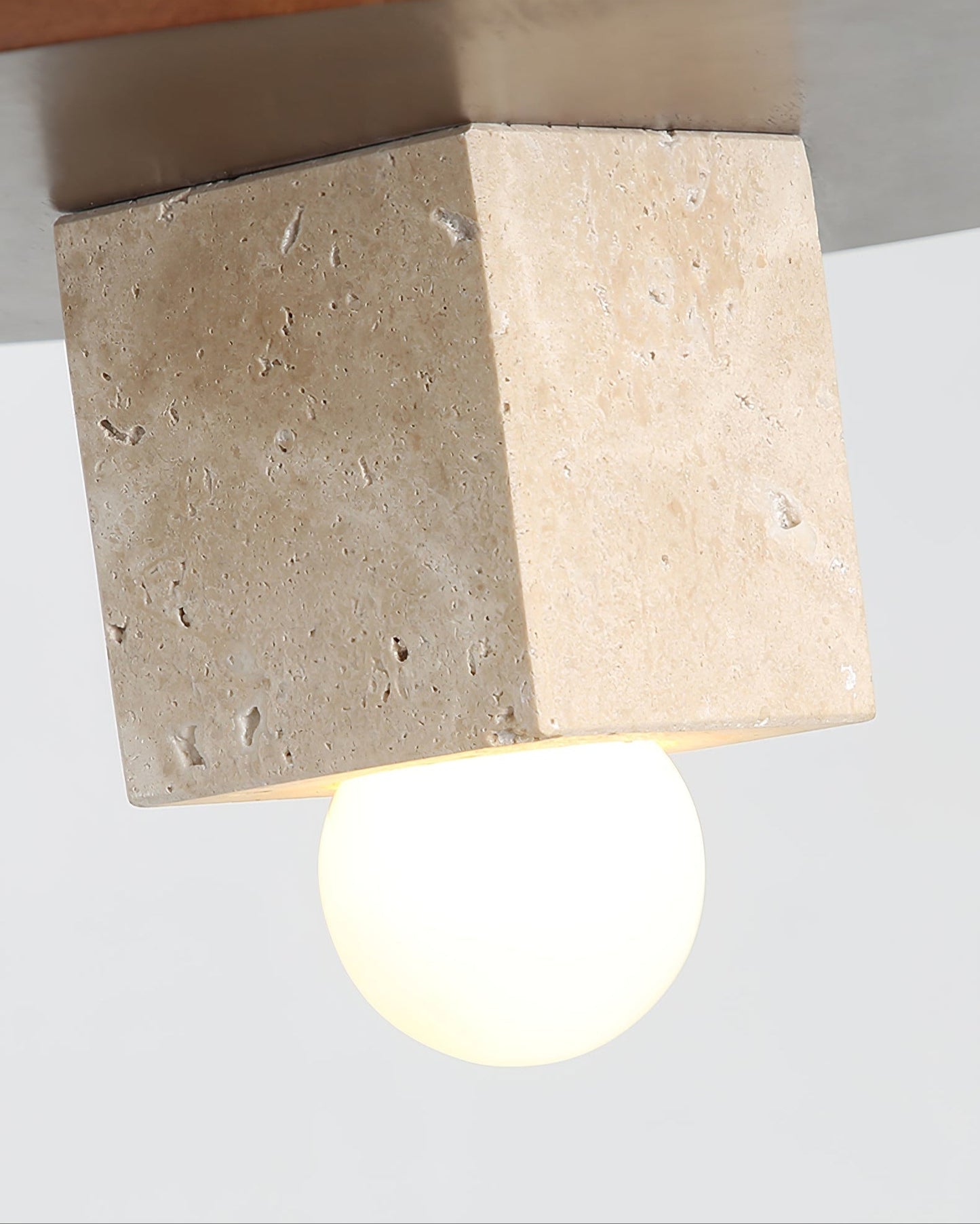 Ucariel Geometric Travertine Pendant Light
