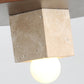 Ucariel Geometric Travertine Pendant Light