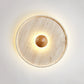 Lumiround Disc Inset Travertine Ceiling Light