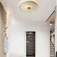 Lumiround Disc Inset Travertine Ceiling Light