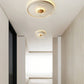 Lumiround Disc Inset Travertine Ceiling Light