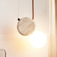 Zosolyra Double-disc Travertine Pendant Light