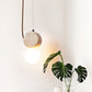 Zosolyra Double-disc Travertine Pendant Light