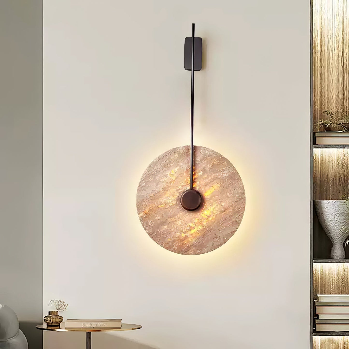 Visolia Travertine Wall Light