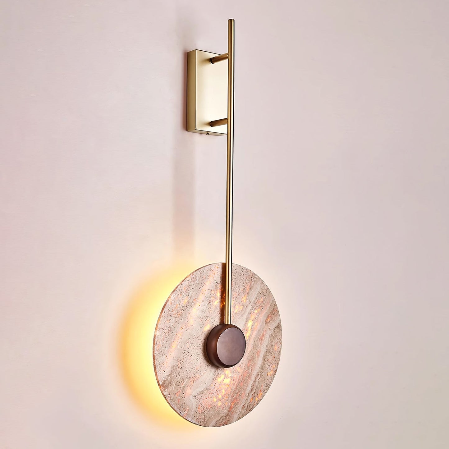 Visolia Travertine Wall Light
