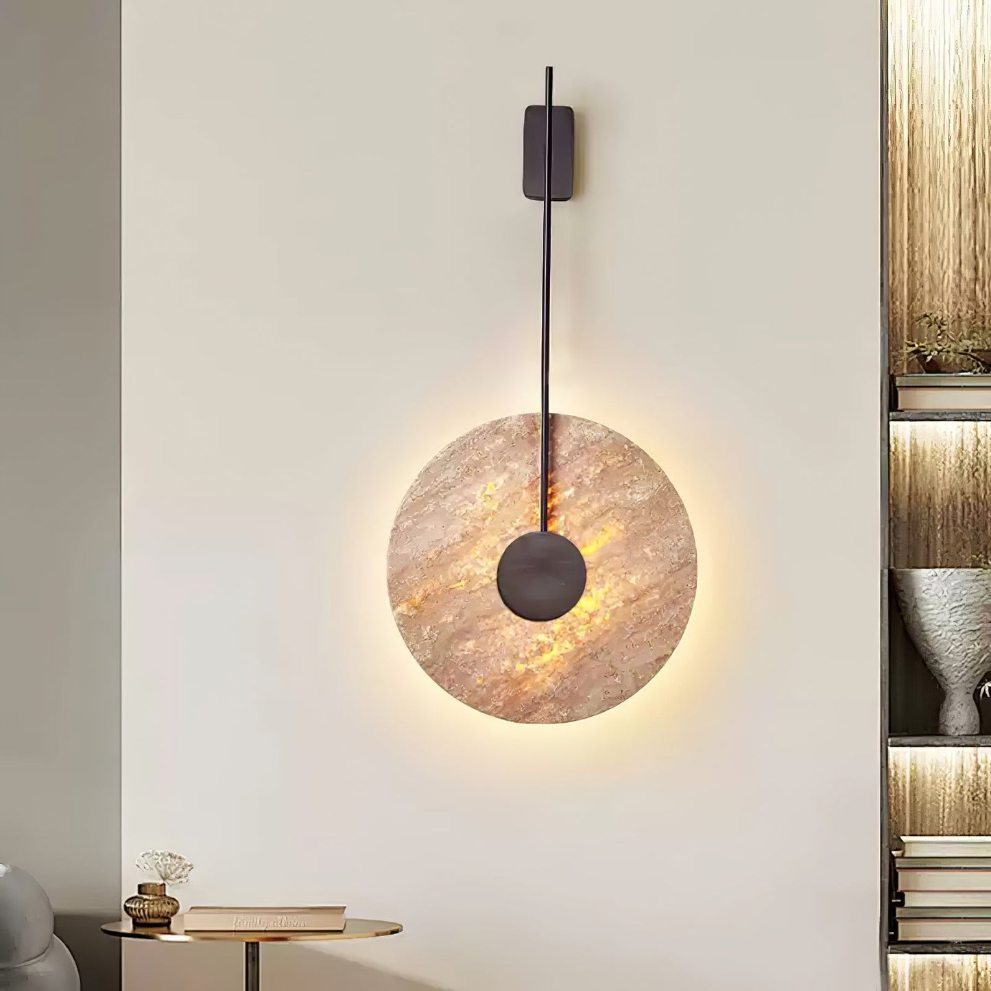 Visolia Travertine Wall Light