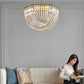 Aurora Chandelier Clear Curved Tiered