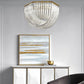 Aurora Chandelier Clear Curved Tiered