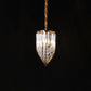 Aurora Chandelier Clear Curved Tiered