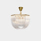 Aurora Chandelier Clear Curved Tiered