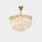 Aurora Chandelier Clear Curved Tiered