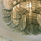 Aurora Ceiling Lamp Murano Glass Petal Vintage