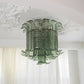 Aurora Ceiling Lamp Murano Glass Petal Vintage