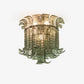 Aurora Ceiling Lamp Murano Glass Petal Vintage