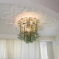 Aurora Ceiling Lamp Murano Glass Petal Vintage