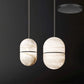 Strata Alabaster Pendant Light Capsule-shaped