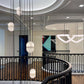 Strata Alabaster Pendant Light Capsule-shaped