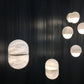 Strata Alabaster Pendant Light Capsule-shaped