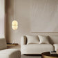 Strata Alabaster Pendant Light Capsule-shaped