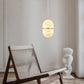 Strata Alabaster Pendant Light Capsule-shaped