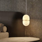 Strata Alabaster Pendant Light Capsule-shaped
