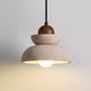 Zophaos Tiered-bell Travertine Pendant Light