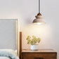 Zophaos Tiered-bell Travertine Pendant Light