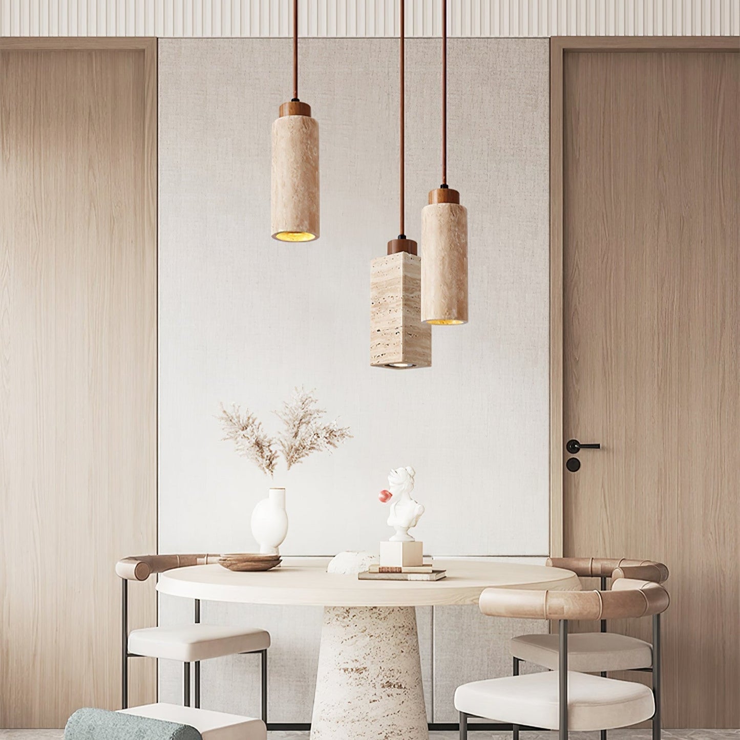Avloris Travertine Pendant Light