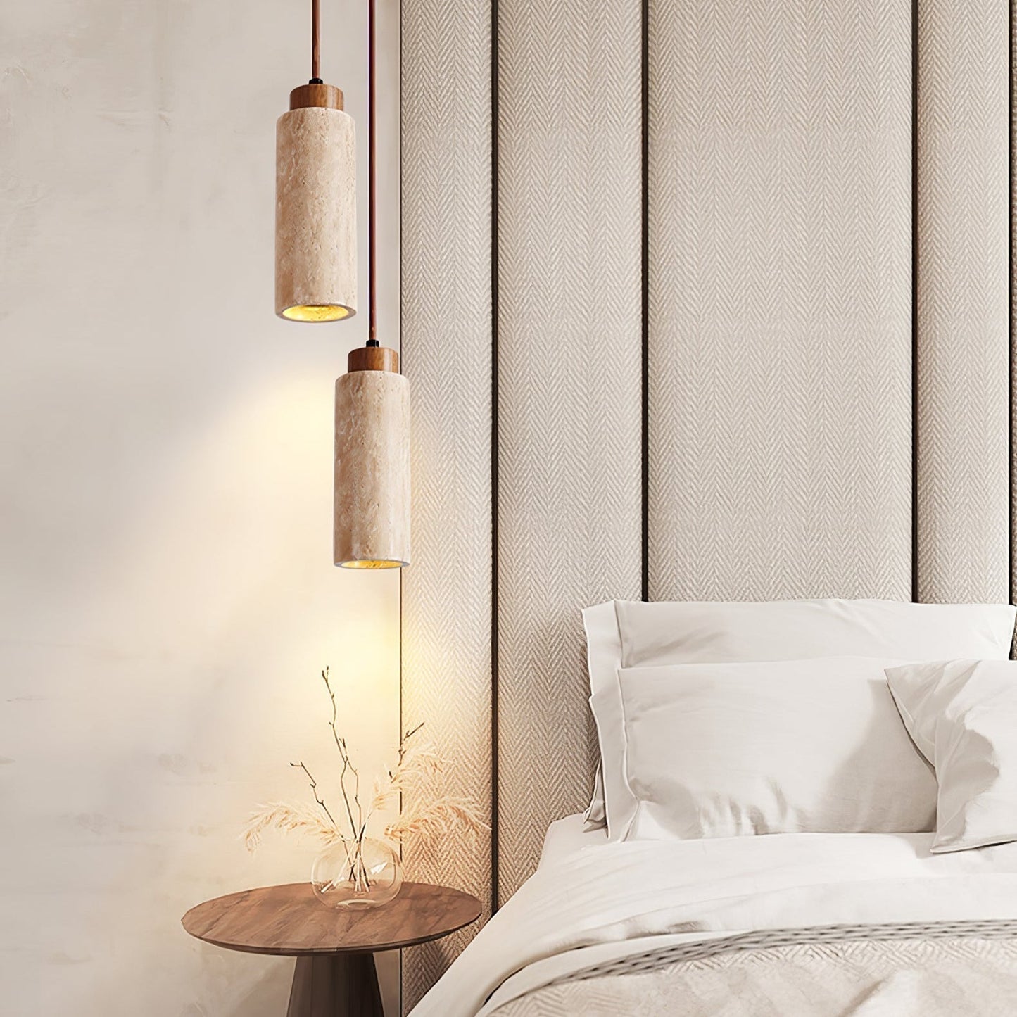 Avloris Travertine Pendant Light