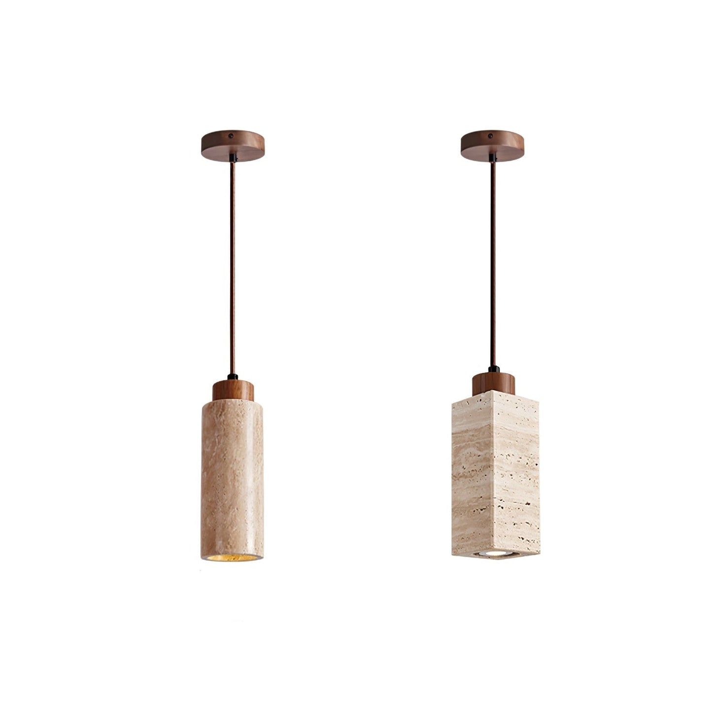 Avloris Travertine Pendant Light