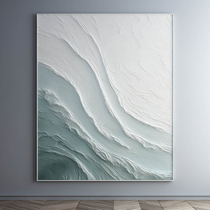 Wavy Plaster Art Texture Wall Art