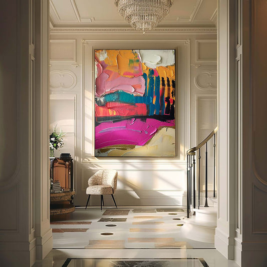 Iris Colorful Wall Art