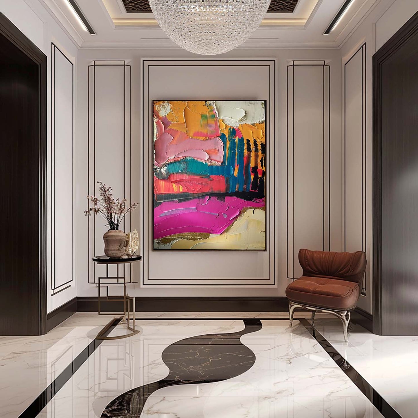 Iris Colorful Wall Art