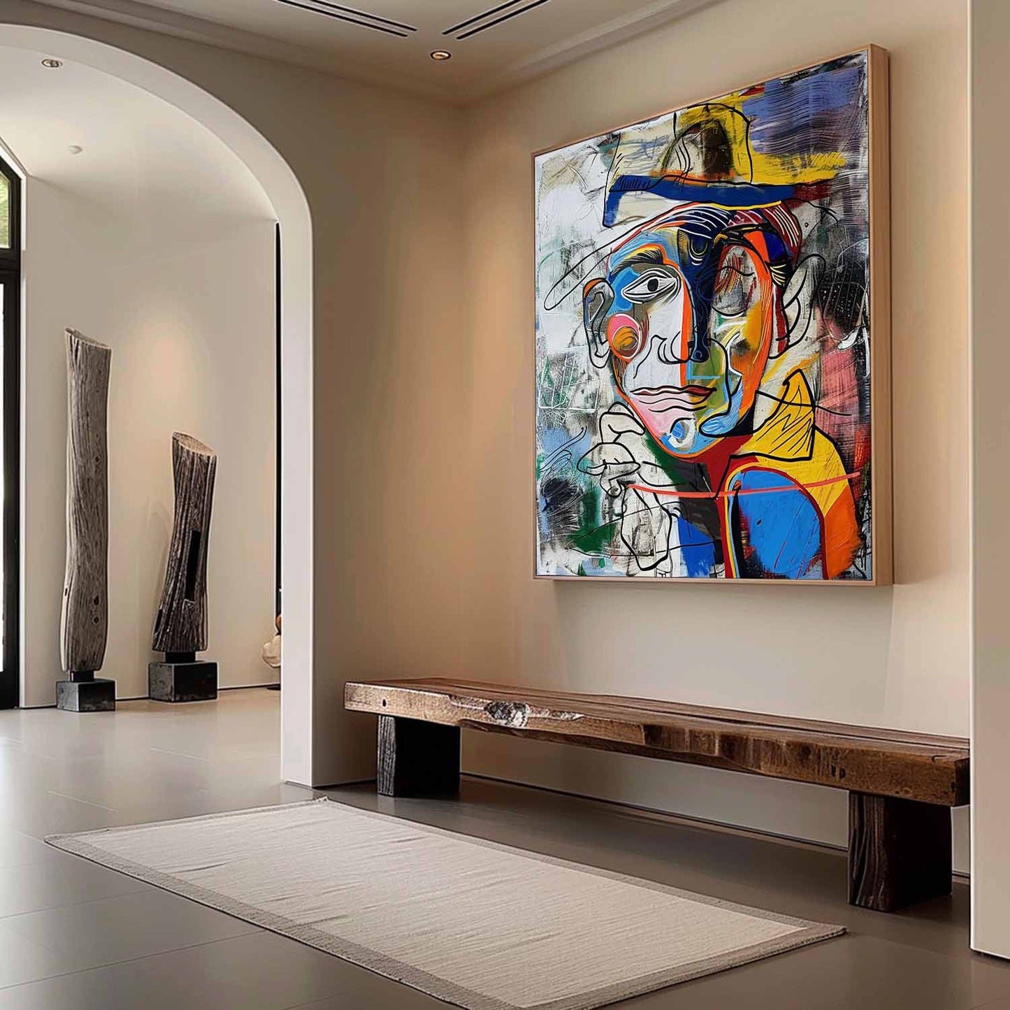 Crayon Abstract Graffiti Art