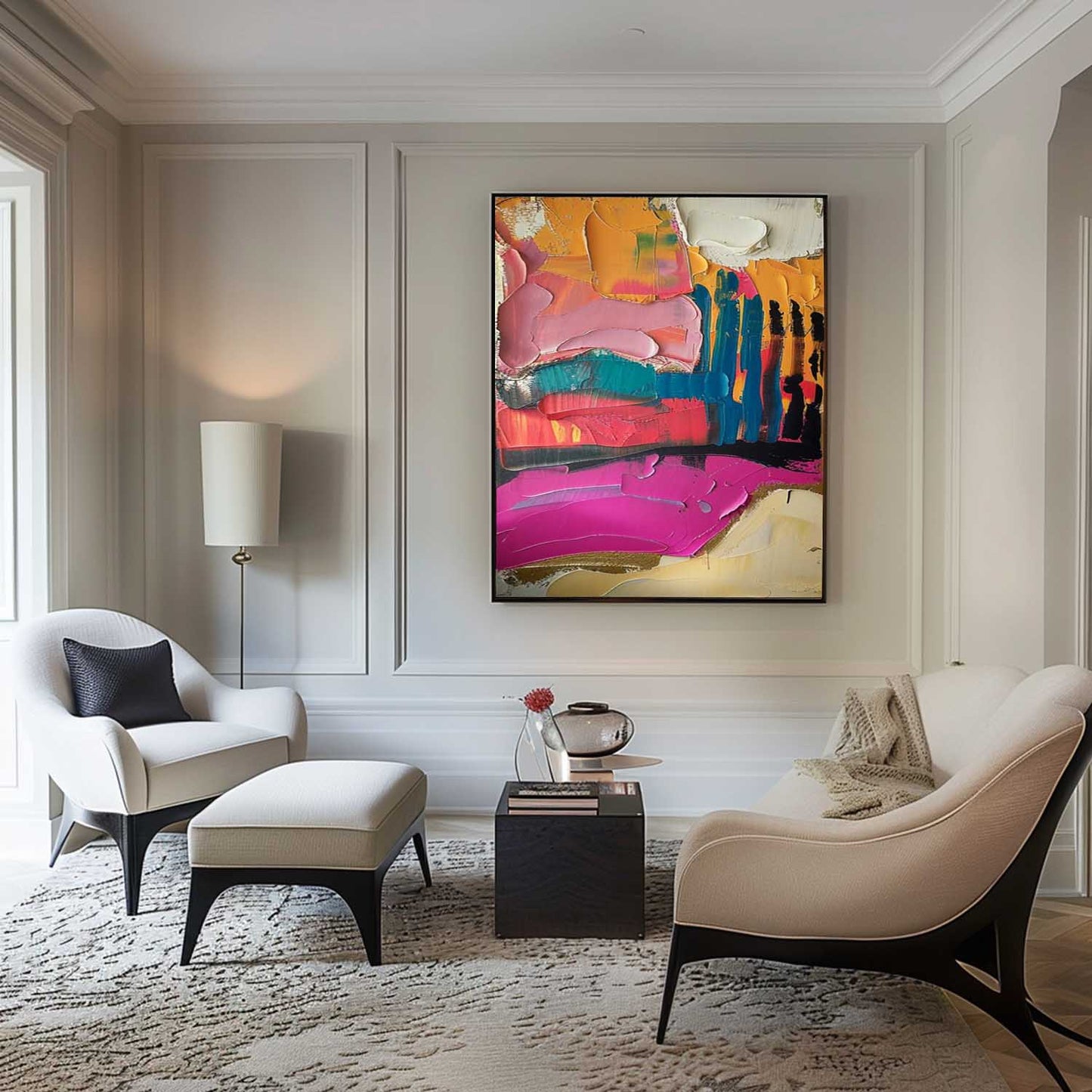 Iris Colorful Wall Art