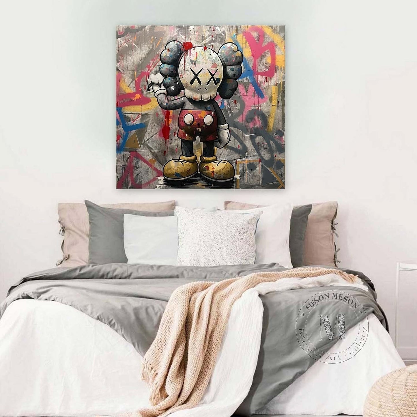 Kaws Abstract Graffiti Art